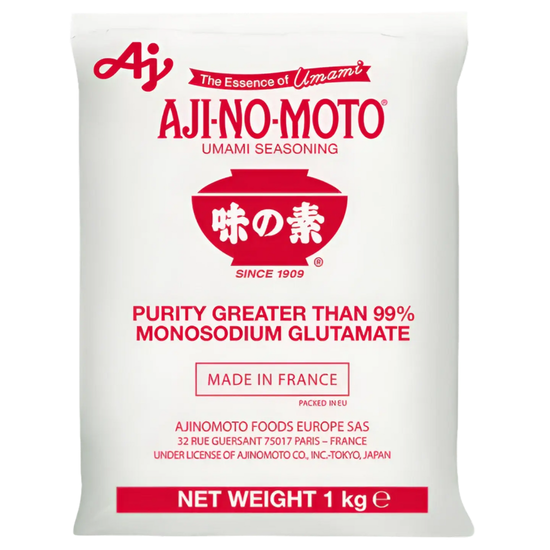Kjøp Ajinomoto MSG Umami Seasoning Monosodium Glutamat, 1kg på nett - Fodda.no Asiatiske nettbutikk