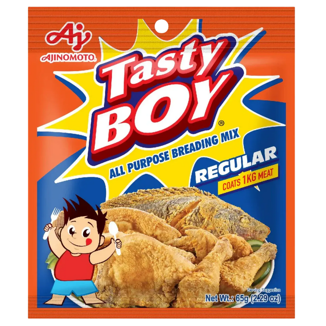 Kjøp All Purpose Breading Mix Regular - Tasty Boy, 65g på nett - Fodda.no Asiatiske nettbutikk