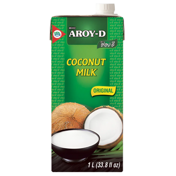 Kjøp Aroy-D Coconut Milk, 1L på nett - Fodda.no Asiatiske nettbutikk