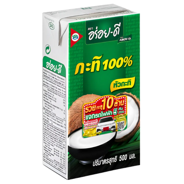 Kjøp Aroy-D Kokosnøttmelk, 500ml på nett - Fodda.no Asiatiske nettbutikk
