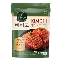 Kjøp Bibigo Korean Kimchi Sliced, 500g på nett - Fodda.no Asiatiske nettbutikk