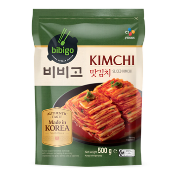 Kjøp Bibigo Korean Kimchi Sliced, 500g på nett - Fodda.no Asiatiske nettbutikk