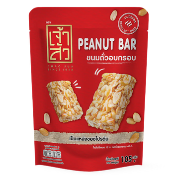 Kjøp Chao Sua Peanut Bar, 105g på nett - Fodda.no Asiatiske nettbutikk