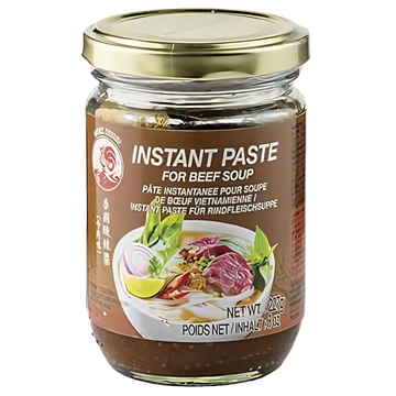 Kjøp Cock Brand Instant Paste for Beef Soup, 3x227g på nett - Fodda.no Asiatiske nettbutikk