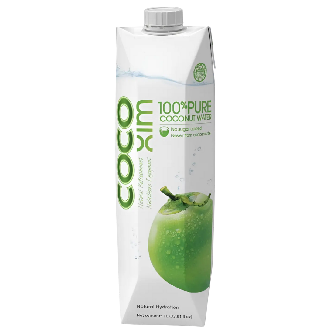 Kjøp Coco Xim 100% Pure Coconut Water, 1L på nett - Fodda.no Asiatiske nettbutikk