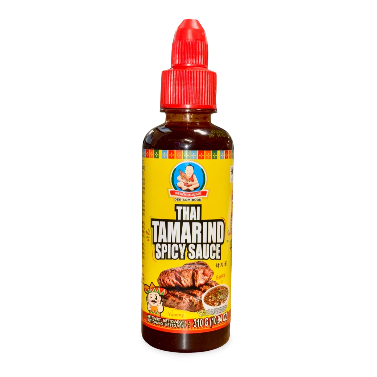 Kjøp Dek Som Boon Thai Tamarind Spicy Sauce (Jaew Sauce) , 310g på nett - Fodda.no Asiatiske nettbutikk