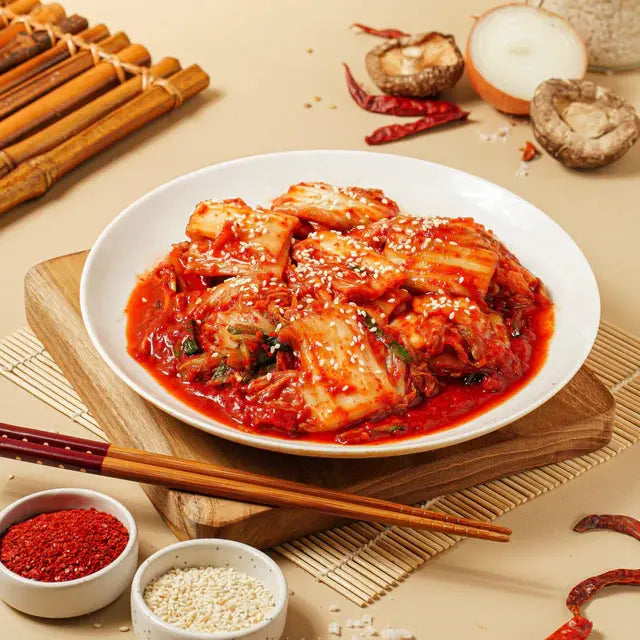 Kjøp Delief Koreansk Kimchi Hakket Kinakål, 4x120g på nett - Fodda.no Asiatiske nettbutikk