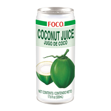Kjøp Foco Coconut Juice Drink, 520ml på nett - Fodda.no Asiatiske nettbutikk