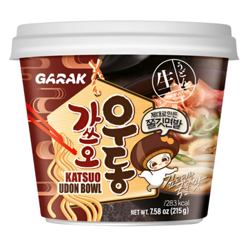 Kjøp GARAK Instant Katsuo Udon Bowl, 215g på nett - Fodda.no Asiatiske nettbutikk