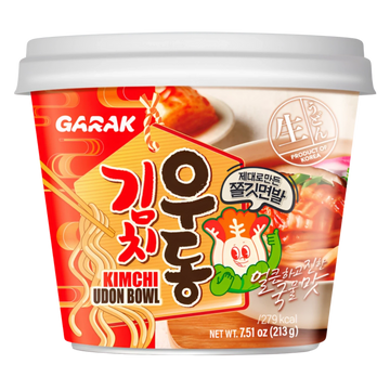 Kjøp GARAK Instant Kimchi Udon Bowl, 213g på nett - Fodda.no Asiatiske nettbutikk