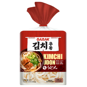 Kjøp GARAK Kimchi Soup Fresh Udon with Seasoning 3-porsjoner, 639g på nett - Fodda.no Asiatiske nettbutikk