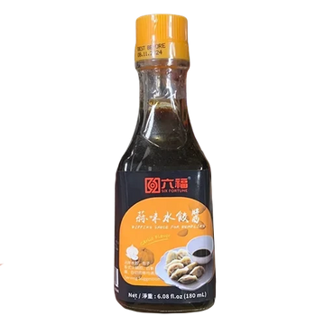Kjøp Dumpling Dipping Sauce w/Garlic - Six Fortune, 230g - Fodda.no Asiatisk Nettbutikk - Rask levering i hele Norge
