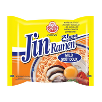 Kjøp Jin Ramen Mid Korean Instant Noodles, 600g (5x120g) på nett - Fodda.no Asiatiske nettbutikk