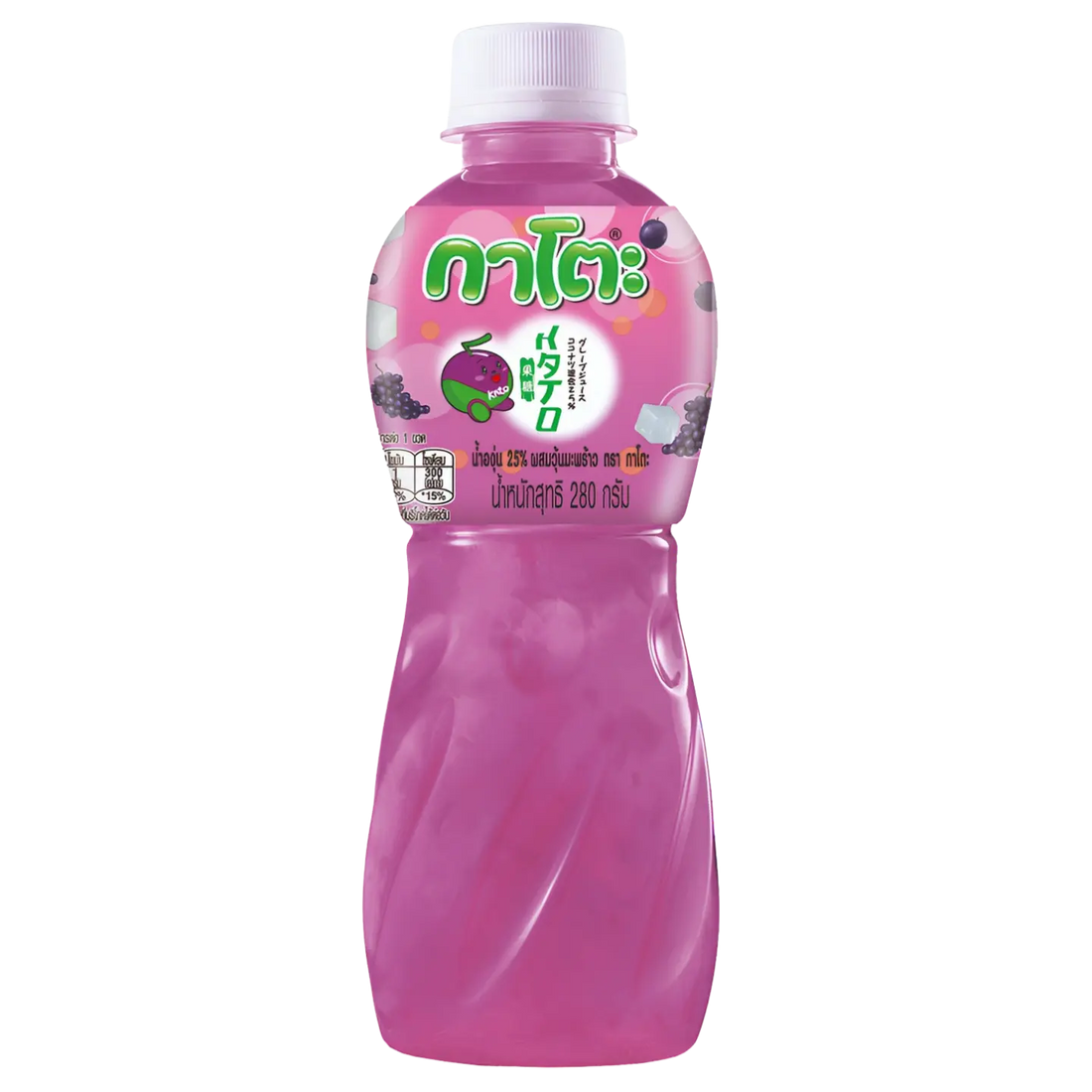 Kjøp Kato Grape Juice with Nata De Coco, 280ml på nett - Fodda.no Asiatiske nettbutikk