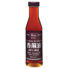 Kjøp 100% Ristet Sesamolje - Yeo’s, 375ml - Fodda.no Asiatisk Nettbutikk - Rask levering i hele Norge