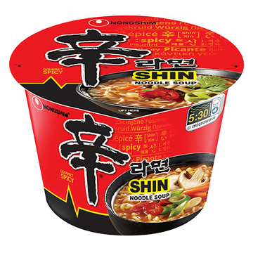 Kjøp Big Bowl Shin Noodle - Nongshim, 114g - Fodda.no Asiatisk Nettbutikk - Rask levering i hele Norge