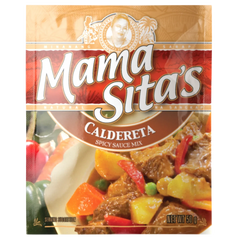 Kjøp Caldereta Spicy Sauce Mix - Mama Sita’s, 50g - Fodda.no Asiatisk Nettbutikk - Rask levering i hele Norge