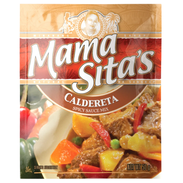 Kjøp Caldereta Spicy Sauce Mix - Mama Sita’s, 50g - Fodda.no Asiatisk Nettbutikk - Rask levering i hele Norge