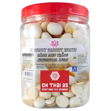 Kjøp Coconut Biscuit White - Lotus Grand, 200g - Fodda.no Asiatisk Nettbutikk - Rask levering i hele Norge