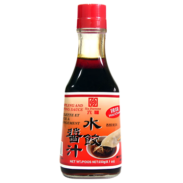 Kjøp Dumpling Dipping Sauce Hot - Six Fortune, 230g - Fodda.no Asiatisk Nettbutikk - Rask levering i hele Norge