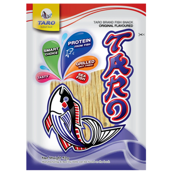 Kjøp Fish Snack Original Flavor - Taro, 52g - Fodda.no Asiatisk Nettbutikk - Rask levering i hele Norge