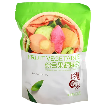Kjøp Frysetørket frukt og grønnsaker, 250g - Fodda.no Asiatisk Nettbutikk - Rask levering i hele Norge