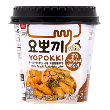 Kjøp Garlic Teriyaki Topokki - Yopokki, 120g - Fodda.no Asiatisk Nettbutikk - Rask levering i hele Norge
