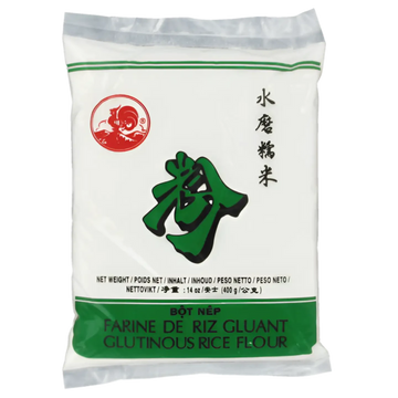 Kjøp Glutinous Rice Flour - Cock Brand, 400g - Fodda.no Asiatisk Nettbutikk - Rask levering i hele Norge