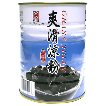 Kjøp Grass Jelly - Six Fortune, 540g - Fodda.no Asiatisk Nettbutikk - Rask levering i hele Norge