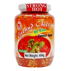 Kjøp Ground Chilli Sambal Oelek - Red Dragon, 454g - Fodda.no Asiatisk Nettbutikk - Rask levering i hele Norge