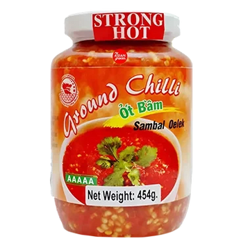 Kjøp Ground Chilli Sambal Oelek - Red Dragon, 454g - Fodda.no Asiatisk Nettbutikk - Rask levering i hele Norge
