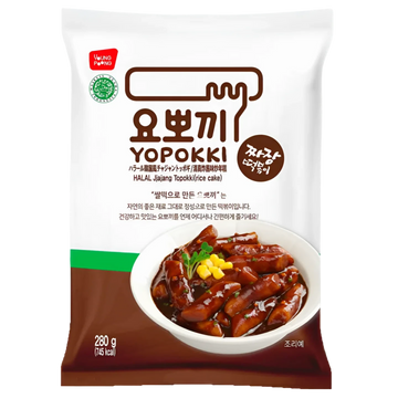 Kjøp Hala Jjajang Topokki - Yopokki, 280g - Fodda.no Asiatisk Nettbutikk - Rask levering i hele Norge
