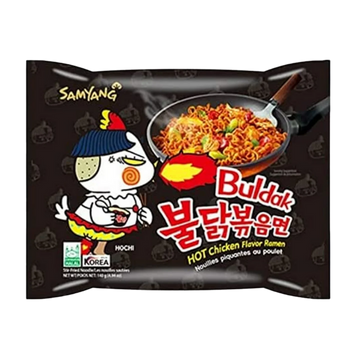 Kjøp Hot Chicken Flavor Ramen - Samyang, 140g - Fodda.no Asiatisk Nettbutikk - Rask levering i hele Norge