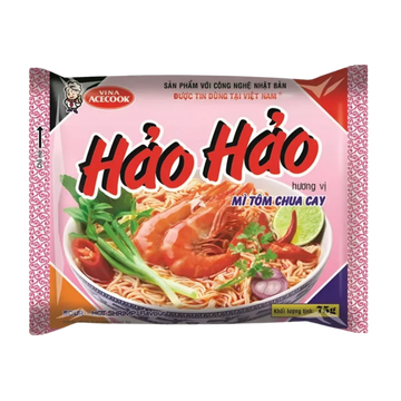 Kjøp Hot-Sour Shrimp - Hao Hao, 77g - Fodda.no Asiatisk Nettbutikk - Rask levering i hele Norge