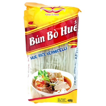 Kjøp Hue Rice Vermicelli - Lotus Grand, 400g - Fodda.no Asiatisk Nettbutikk - Rask levering i hele Norge