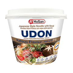 Kjøp Japanese Style Udon Noodle with Katsuo Flavour Soup Big Cup - A+HoSan, 220g - Fodda.no Asiatisk Nettbutikk - Rask levering i hele Norge