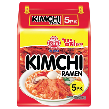 Kjøp Kimchi Ramen - Ottogi, 120gx5 - Fodda.no Asiatisk Nettbutikk - Rask levering i hele Norge