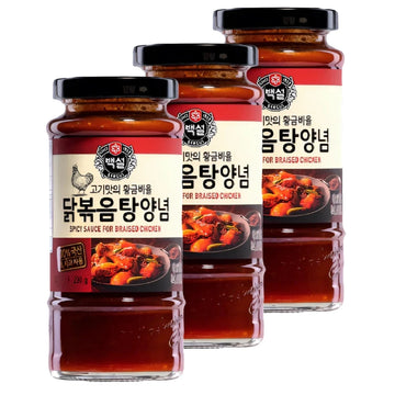 Kjøp Korean Gochujang Spicy Sauce for Stir Fried Chicken – CJ BEKSUL, 3x290g - Fodda.no Asiatisk Nettbutikk - Rask levering i hele Norge