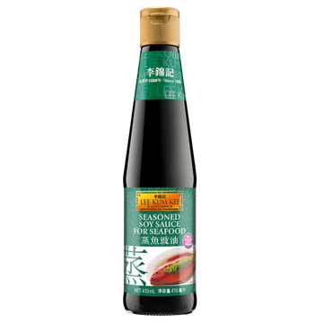 Kjøp Lee Kum Kee Seasoned Soy Sauce for Seafood, 410ml på nett - Fodda.no Asiatisk Nettbutikk - Rask levering i hele Norge
