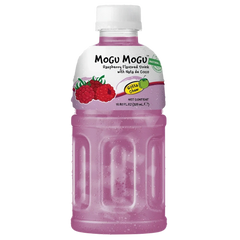 Kjøp Mogu Mogu Raspberry Flavour Drink with Nata De Coco, 320m på nett - Fodda.no Asiatisk Nettbutikk - Rask levering i hele Norge
