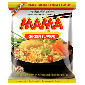 Kjøp Oriental Style Instant Noodles Chicken Flavour - Mama, 90g - Fodda.no Asiatisk Nettbutikk - Rask levering i hele Norge