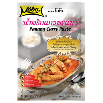 Kjøp Panang Curry Paste - Lobo, 50g - Fodda.no Asiatisk Nettbutikk - Rask levering i hele Norge