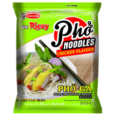 Kjøp Pho Noodles Chicken Flavour - Oh! Ricey, 71g - Fodda.no Asiatisk Nettbutikk - Rask levering i hele Norge