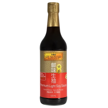Kjøp Premium Light Soy Sauce - Lee Kum Kee, 500ml - Fodda.no Asiatisk Nettbutikk - Rask levering i hele Norge