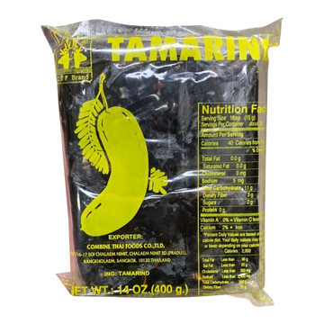 Kjøp Pure Tamarind without Seeds - C.T.F, 400g - Fodda.no Asiatisk Nettbutikk - Rask levering i hele Norge
