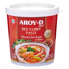 Kjøp Red Curry Paste - Aroy-D, 400g - Fodda.no Asiatisk Nettbutikk - Rask levering i hele Norge