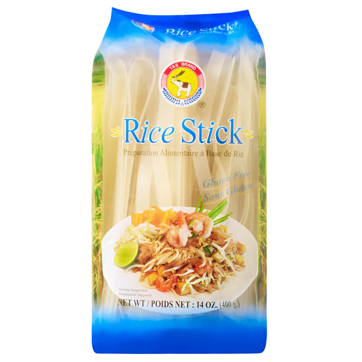 Kjøp Rice Stick 10mm XL - TAS, 400g - Fodda.no Asiatisk Nettbutikk - Rask levering i hele Norge