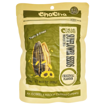 Kjøp Roasted Sunflower Seeds - ChaCha, 228g - Fodda.no Asiatisk Nettbutikk - Rask levering i hele Norge