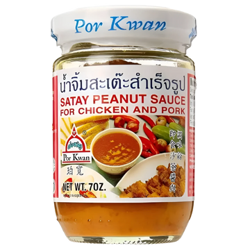 Kjøp Satay Peanut Sauce - Por Kwan, 454g - Fodda.no Asiatisk Nettbutikk - Rask levering i hele Norge