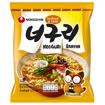 Kjøp Seafood & Mild Ramyun - Nongshim, 120g - Fodda.no Asiatisk Nettbutikk - Rask levering i hele Norge
